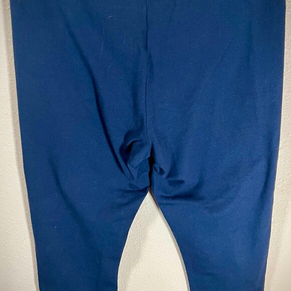 Fila Women's leggings Meduim Cotton Yoga pants Navy High waisted fit Ankle - Picture 2 of 5